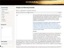 Tablet Screenshot of muzeana.sk